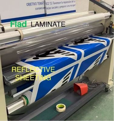 Glossy Acrylic Material Transparent Anti-UV Laminate Film to Protect The Digital Printed Reflectance of Micro Prismatic Retro Reflective Sheeting