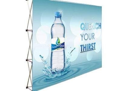 Portátil POP Up Banner de fondo Stand 3x3 para la publicidad del evento