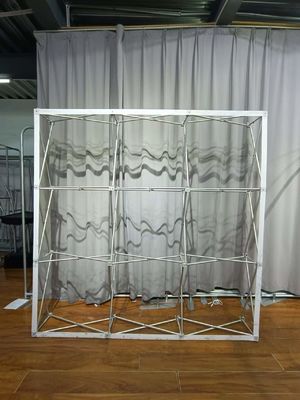 Tension Fabric Pop Up Display Backdrop Stand 3x4 For Wall Advertising Exhibition