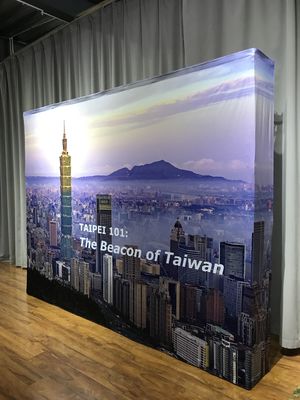 Backdrop Pop Up Media Banner Wall Stand Displays 3x3,3x4,3x5 For Trade Show