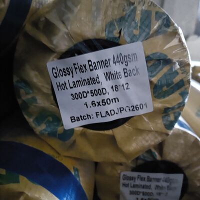 Hot/cold laminated PVC Fronlit/Backlit/Blockout Flex Banner 440gsm (13oz) for Outdoor Advertising