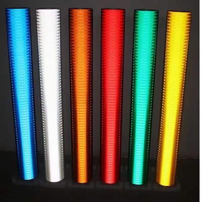 Material de PMMA Clase 4 papel de vidrio de lámina de alta intensidad prismática reflectante (HIP) para señales de tráfico