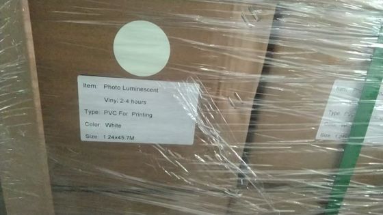 Vinilo adhesivo reflectante con impresión eco-solvente/solvente/UV con función de brillo en la oscuridad y resistencia a los rayos UV