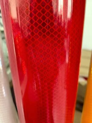 Durability 7 years fexible Acrylic High Intensity Prismatic Grade reflective film sheeting