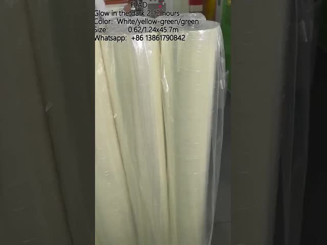 Adhesivo autoluminoso para señales IMO, vinilo fotoluminiscente que brilla en la oscuridad para señales de identificación